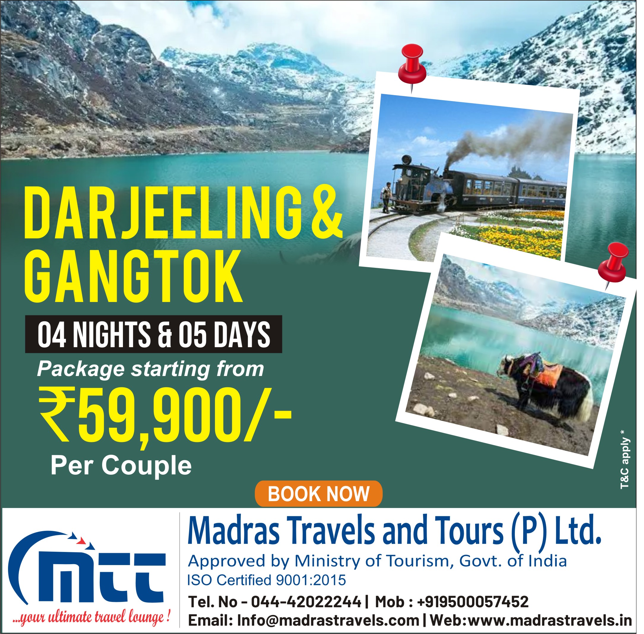 Golden Triangle With Darjeeling Tour