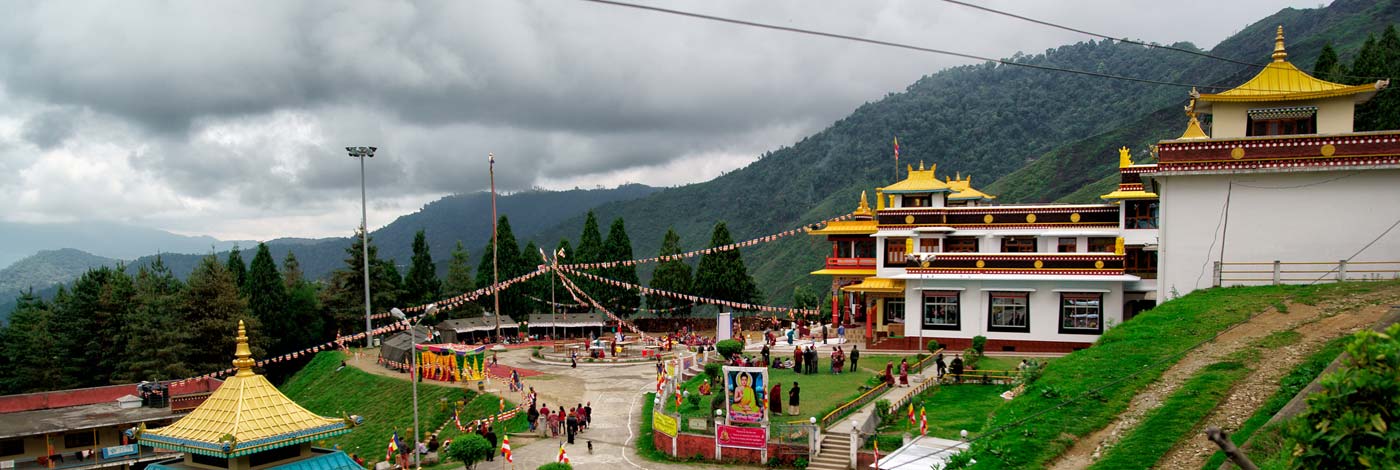 Buddhist Temple With Northeast